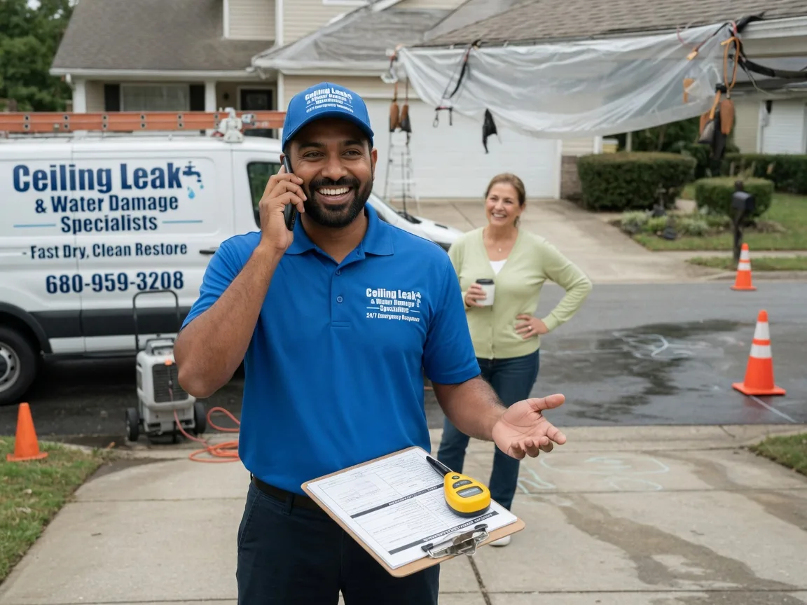 Ceiling Leak Cleanup Cary, NC FAQs